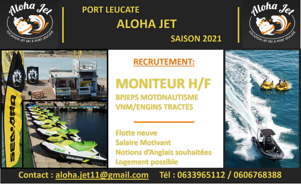 Emploi Moniteur Jet