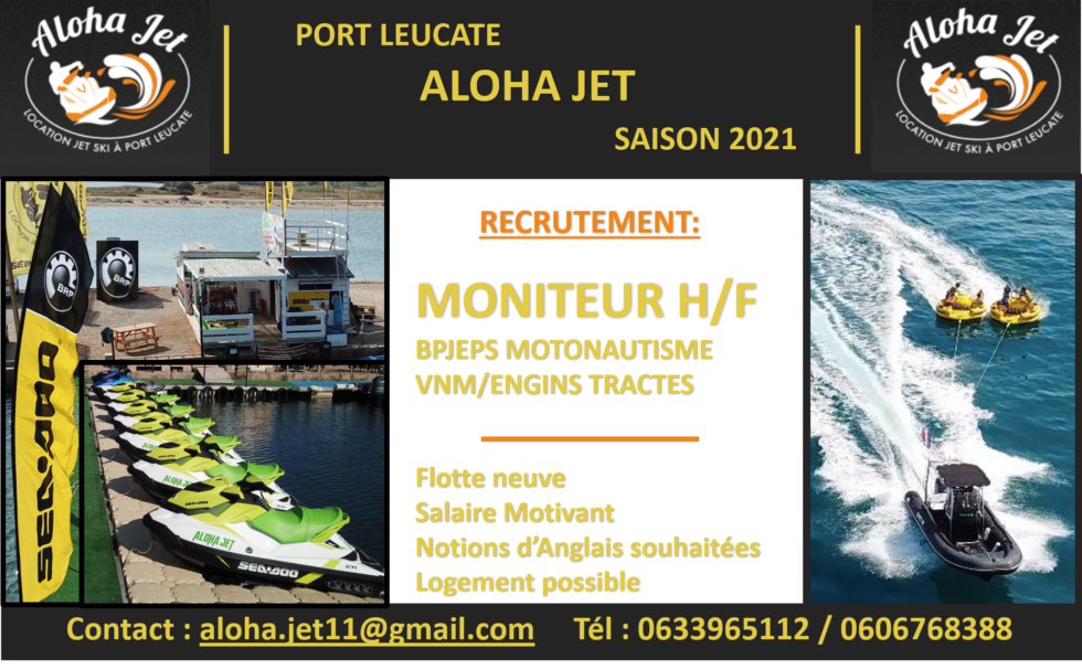 Emploi Moniteur Jet